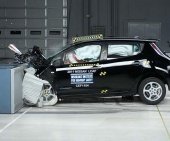 2011 Nissan Leaf IIHS Frontal Impact Crash Test Picture